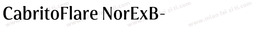 CabritoFlare NorExB字体转换
